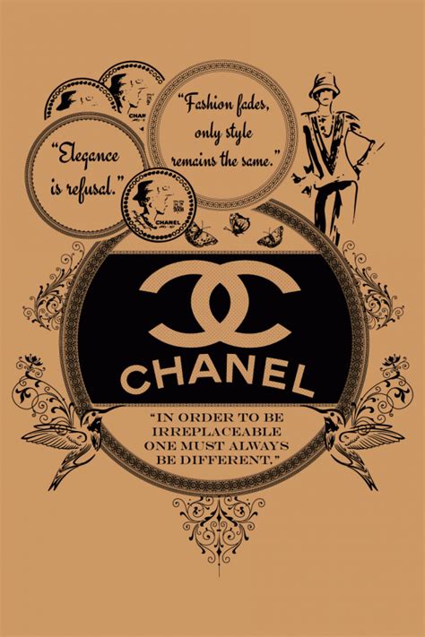 vintage chanel prints